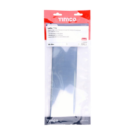 This is an image of Timco - Letter Tidy - Polished Chrome 302 x 86 (1 Each TIMbag) 200595P