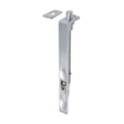 This is an image of Timco - Lever Action Flush Bolt - Satin Chrome 200 x 19mm (1 Each Bag) 200648