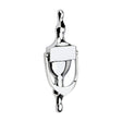 This is an image of Timco - Urn Pattern Door Knocker - Polished Chrome 166 x 60 (1 Each TIMbag) 200658P
