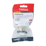 This is an image of Timco - Cylinder Door Stop - Polished Brass 41mm (1 Each TIMpac) 200668P