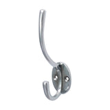 This is an image of Timco - Hat & Coat Hook - Polished Chrome 125 x 32mm (1 Each Bag) 200674