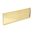 This is an image of Timco - Letter Tidy - Polished Brass 302 x 86 (1 Each Box) 200684