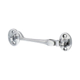 This is an image of Timco - Cabin Hook - Satin Chrome 100mm (1 Each TIMpac) 200749P