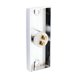 This is an image of Timco - Traditional Door Bell Push - Polished Chrome 80 x 31 (1 Each TIMpac) 200774P