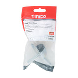 This is an image of Timco - Oval Door Stop - Satin Chrome 47mm (1 Each TIMpac) 200775P