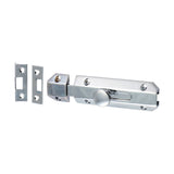 This is an image of Timco - Architectural Flat Section Bolt - Polished Chrome 100 x 35mm (1 Each Bag) 200777