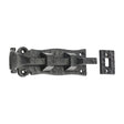 This is an image of Timco - Scroll Necked Bolt - Antique Black 4" (1 Each Bag) 200843
