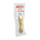This is an image of Timco - Contract Flat Section Bolt - Polished Brass 135 x 30mm (1 Each Bag) 200852