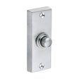 This is an image of Timco - Traditional Door Bell Push - Satin Chrome 80 x 31 (1 Each Bag) 200891