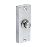 This is an image of Timco - Traditional Door Bell Push - Satin Chrome 80 x 31 (1 Each Bag) 200891