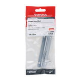 This is an image of Timco - Straight Barrel Bolt - Polished Chrome 100 x 25mm (1 Each TIMpac) 200943P