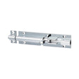 This is an image of Timco - Straight Barrel Bolt - Polished Chrome 100 x 25mm (1 Each Bag) 200943