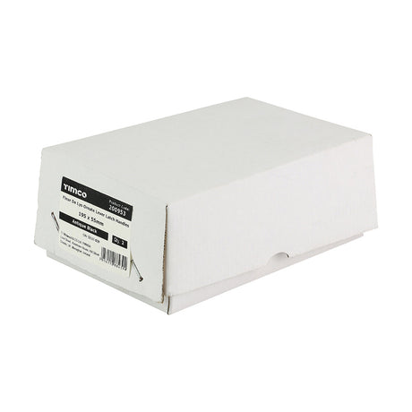 This is an image of Timco - Fleur De Lys Ornate Lever Latch Handles - Antique Black 195 x 55 (1 Pairs Box) 200953