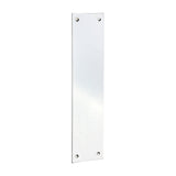 This is an image of Timco - Finger Plate - Polished Chrome 305 x 76 (1 Each Bag) 200955
