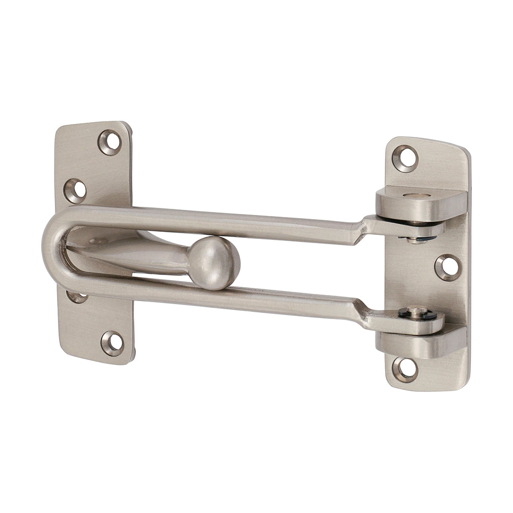This is an image of Timco - Door Restrictor - Satin Chrome 107mm (1 Each Bag) 200963