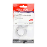 This is an image of Timco - Door Numeral 8 - Satin Chrome 75mm (1 Each TIMpac) 200964P