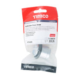 This is an image of Timco - Cylinder Door Stop - Polished Chrome 41mm (1 Each TIMpac) 200975P