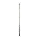 This is an image of Timco - Timber Frame Construction & Landscaping Screws - Hex - A4 Stainless Steel 6.7 x 200mm - (25 PCS Tube) 200INDEXSST