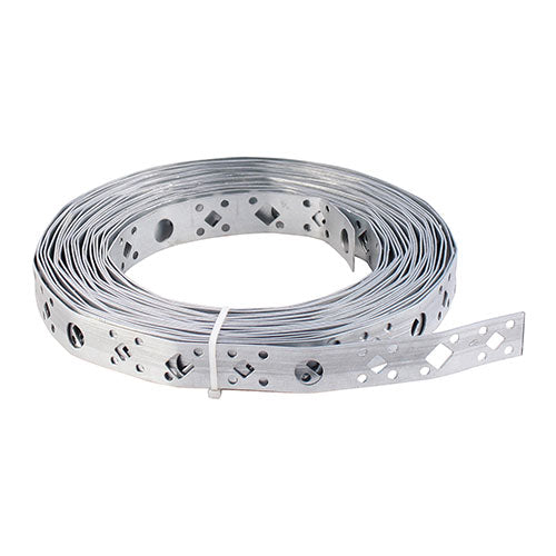 This is an image of Timco - Fixing Band - Stainless Steel 20mm x 10m (1 Each Bag) 2010FBS