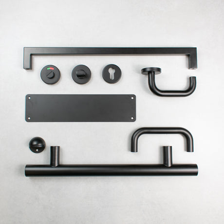 Quality image of Atlantic Mitred Pull Handle Back to Back Fixing Kit 19mm - Satin Stainless Steel | Sku. aphbbf19sqsss | available from Trade Door Handles.