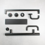 Quality image of Atlantic Pull Handle Back to Back Fixing Kit 25mm - Matt Black | Sku. aphbbf25rmb | available from Trade Door Handles.