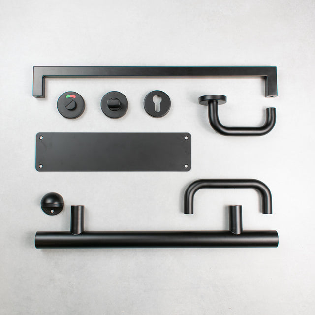 Quality image of Atlantic Kick Plate Radius Corner Pre drilled with screws 950mm x 150mm - Satin Stainless Steel | Sku. akp950sss | available from Trade Door Handles.