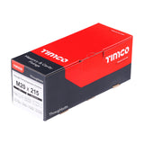 This is an image of Timco - Throughbolts - Zinc M20 x 215mm - (8 PCS Box) 20215TB