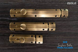 Quality image of Atlantic Solid Brass Surface Door Bolt 8" - Antique Brass | Sku. asb8ab | available from Trade Door Handles.