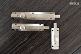 Quality image of Atlantic Solid Brass Surface Door Bolt 8" - Satin Nickel | Sku. asb8sn | available from Trade Door Handles.