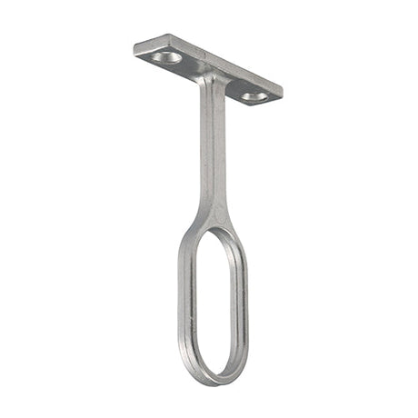 This is an image of Timco - Centre Bracket - For Oval Tube - Polished Chrome 30 x 15 (1 Each TIMpac) 204015P