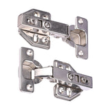 This is an image of Timco - Clip-On Cabinet Hinges - Nickel 90 Degree (1 Pairs TIMbag) 204072P