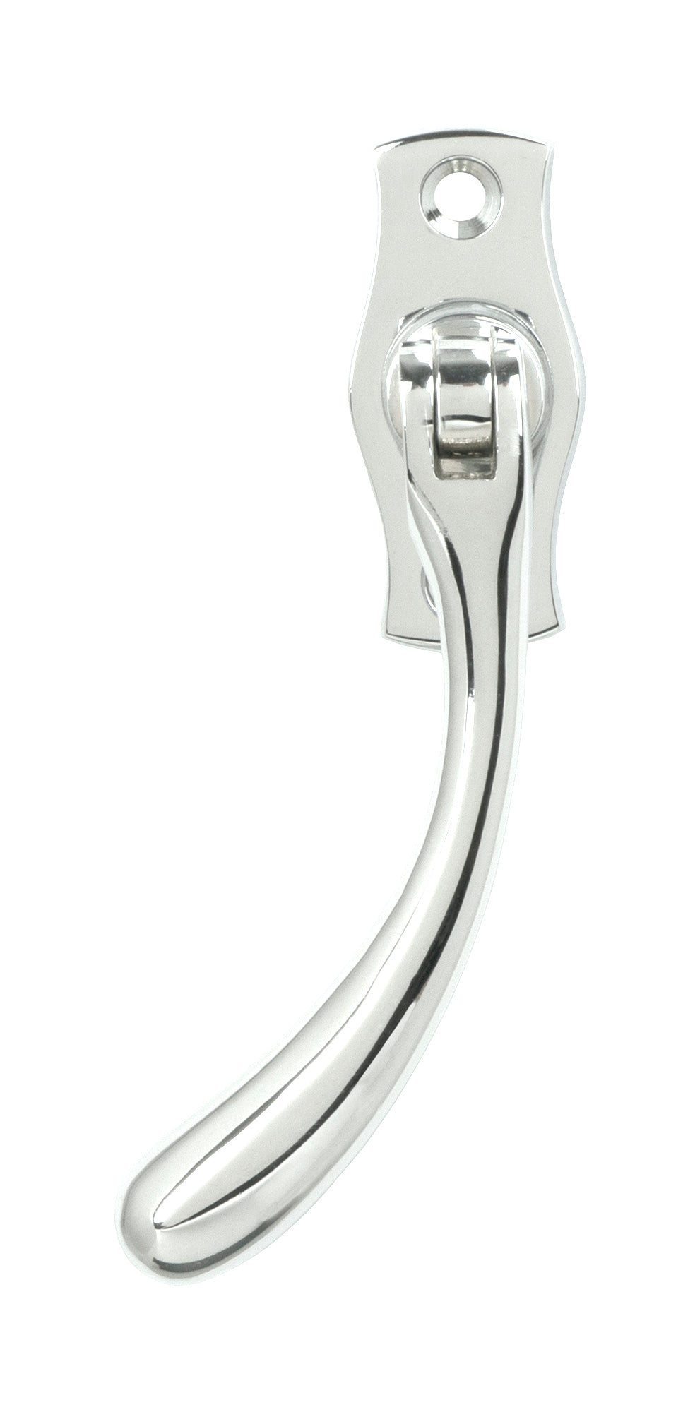 From The Anvil - Polished Chrome Peardrop Espag - LH | Sku. 20415L | Trade Door Handles.