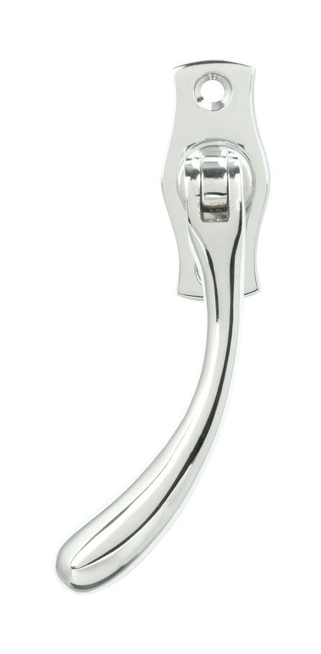 From The Anvil - Polished Chrome Peardrop Espag - LH | Sku. 20415L | Trade Door Handles.