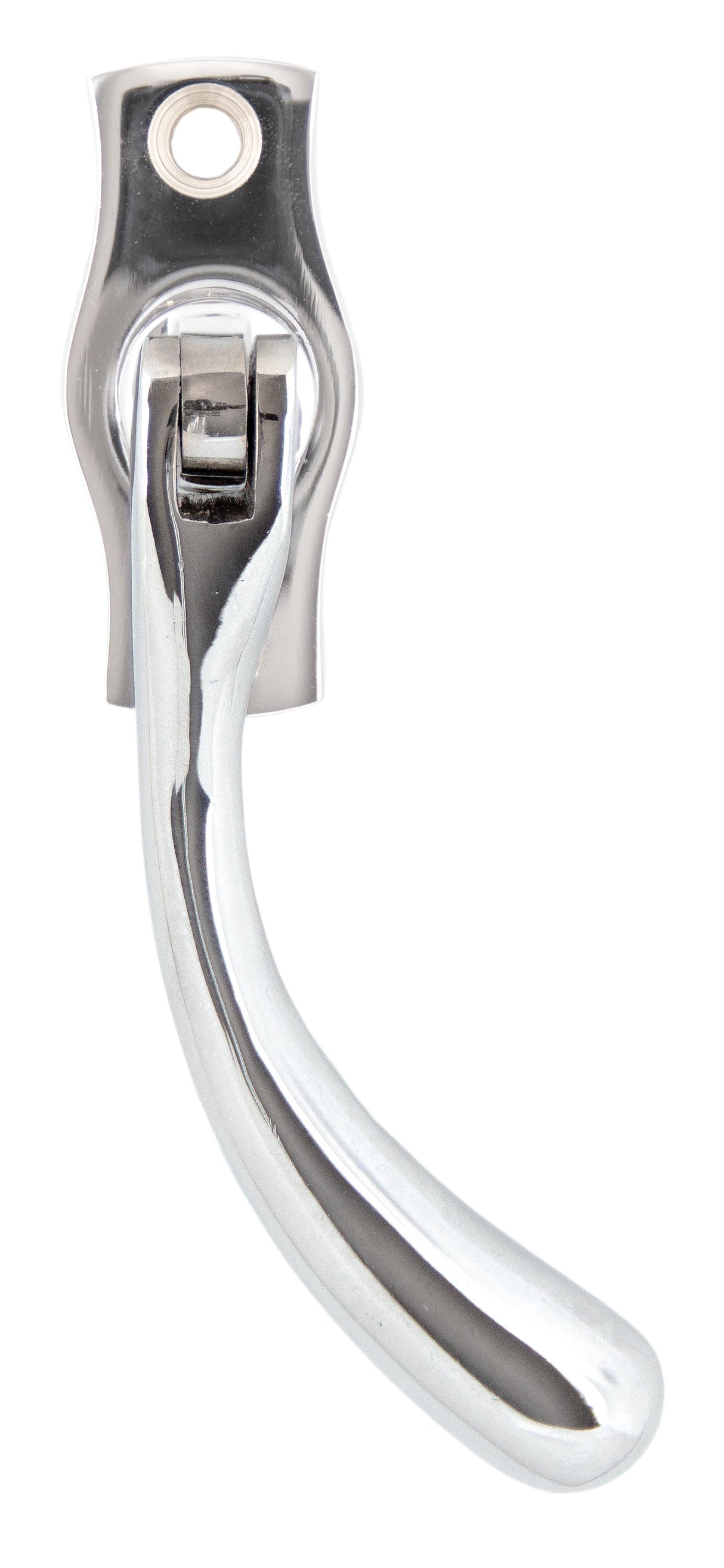 From The Anvil - Polished Chrome Peardrop Espag - RH | Sku. 20415R | Trade Door Handles.
