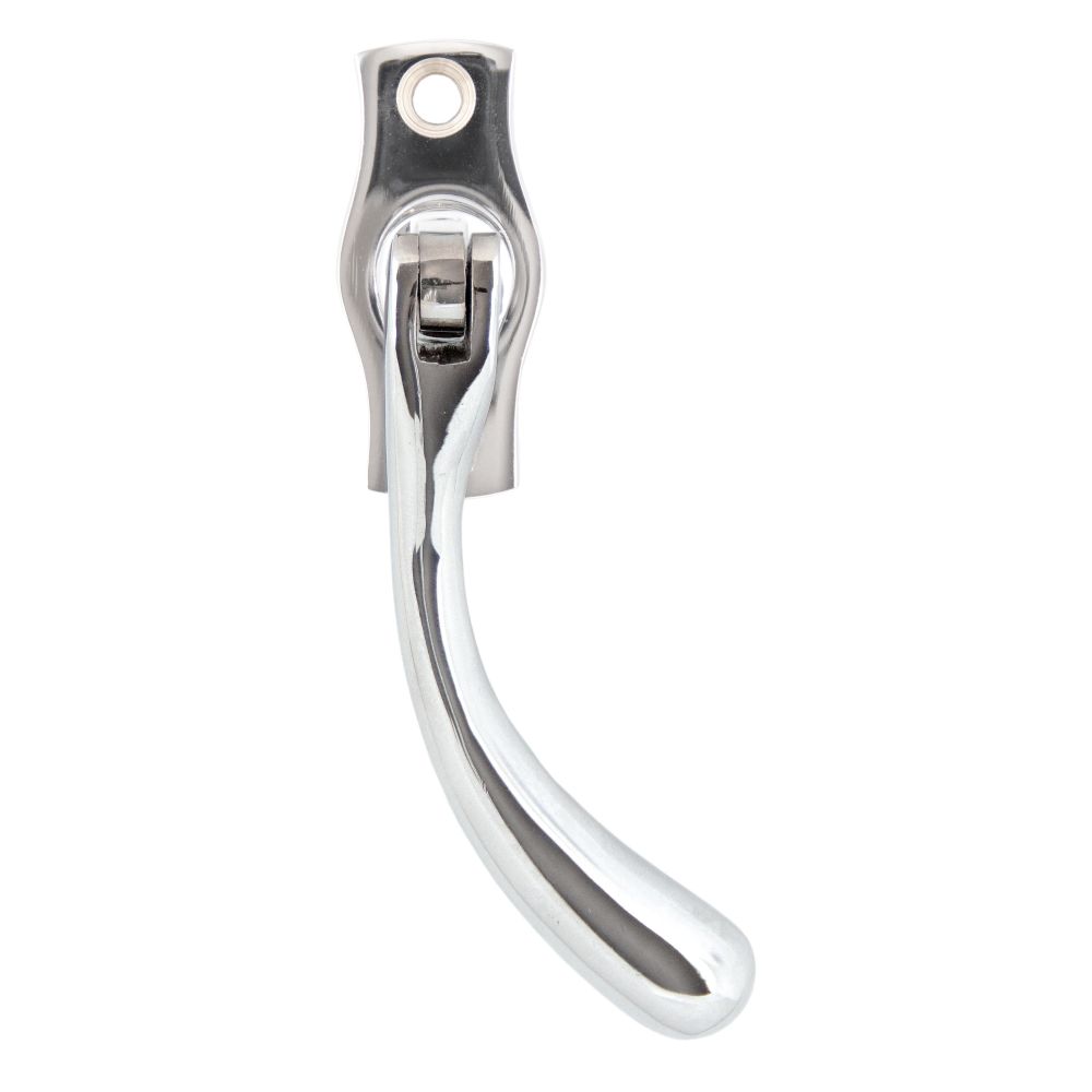 From The Anvil - Polished Chrome Peardrop Espag - RH | Sku. 20415R | Trade Door Handles.