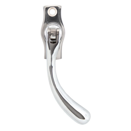 From The Anvil - Polished Chrome Peardrop Espag - RH | Sku. 20415R | Trade Door Handles.