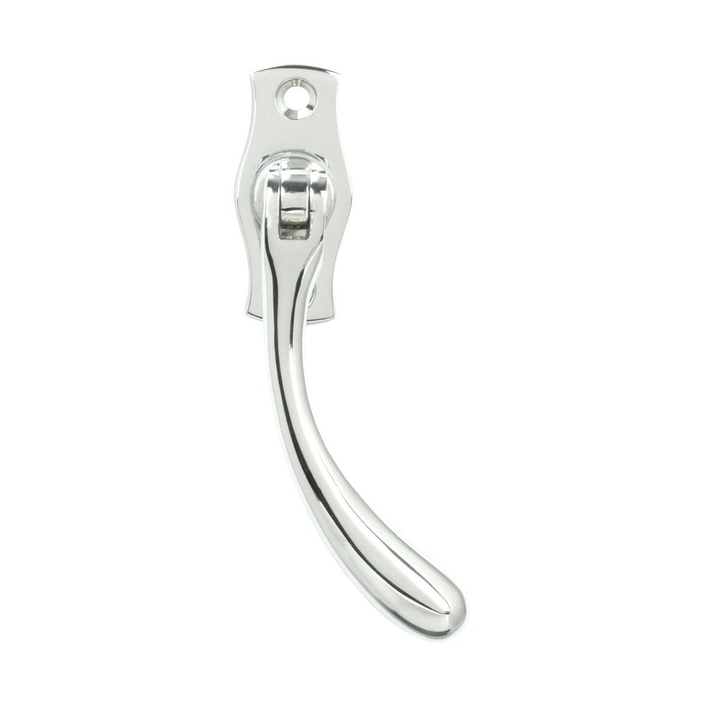 From The Anvil - Polished Chrome Peardrop Espag - RH | Sku. 20415R | Trade Door Handles.