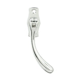 From The Anvil - Polished Chrome Peardrop Espag - RH | Sku. 20415R | Trade Door Handles.