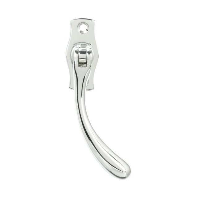 From The Anvil - Polished Chrome Peardrop Espag - RH | Sku. 20415R | Trade Door Handles.