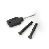 From The Anvil - Antique Pewter Peardrop Espag - LH | Sku. 20416L | Trade Door Handles.