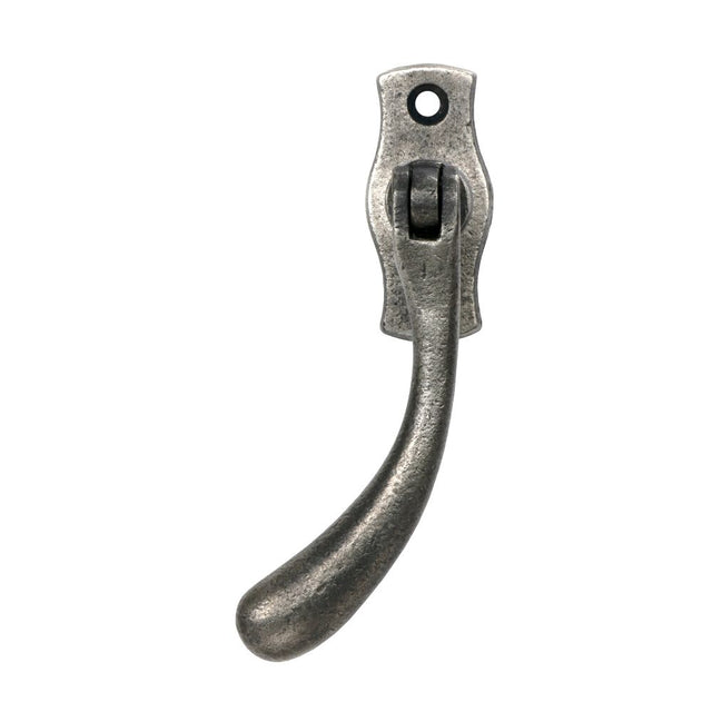 From The Anvil - Antique Pewter Peardrop Espag - LH | Sku. 20416L | Trade Door Handles.