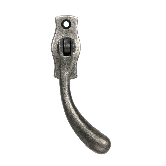 From The Anvil - Antique Pewter Peardrop Espag - RH | Sku. 20416R | Trade Door Handles.