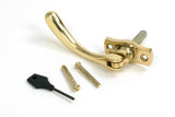From The Anvil - Polished Brass Peardrop Espag - LH | Sku. 20419L | Trade Door Handles.