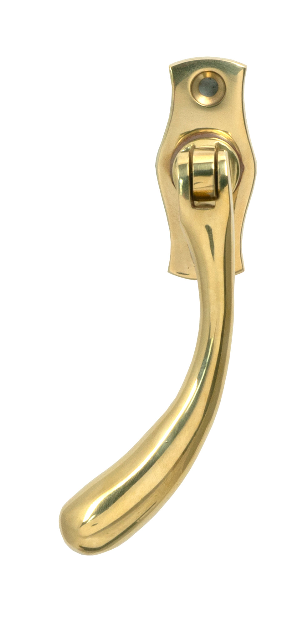 From The Anvil - Polished Brass Peardrop Espag - LH | Sku. 20419L | Trade Door Handles.