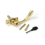 From The Anvil - Polished Brass Peardrop Espag - RH | Sku. 20419R | Trade Door Handles.