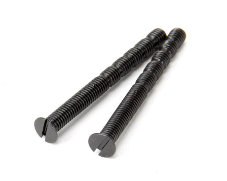 From The Anvil - Black Deluxe Monkeytail Espag - RH | Sku. 20450 | Trade Door Handles.