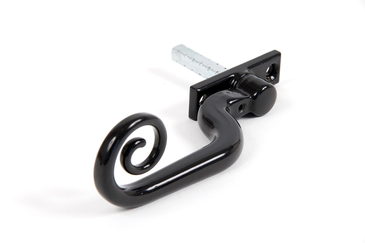 From The Anvil - Black Deluxe Monkeytail Espag - LH | Sku. 20451 | Trade Door Handles.
