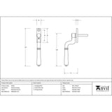 From The Anvil - Polished Chrome Teardrop Espag | Sku. 20462 | Trade Door Handles.
