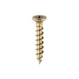 This is an image of Timco - Window Fabrication Screws - Countersunk with Ribs - PH - Single Thread - Gimlet Point - Yellow 4.3 x 25mm - (1000 PCS Box) 204Y