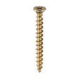 This is an image of Timco - Window Fabrication Screws - Countersunk with Ribs - PH - Single Thread - Gimlet Point - Yellow 4.3 x 40mm - (1000 PCS Box) 206Y